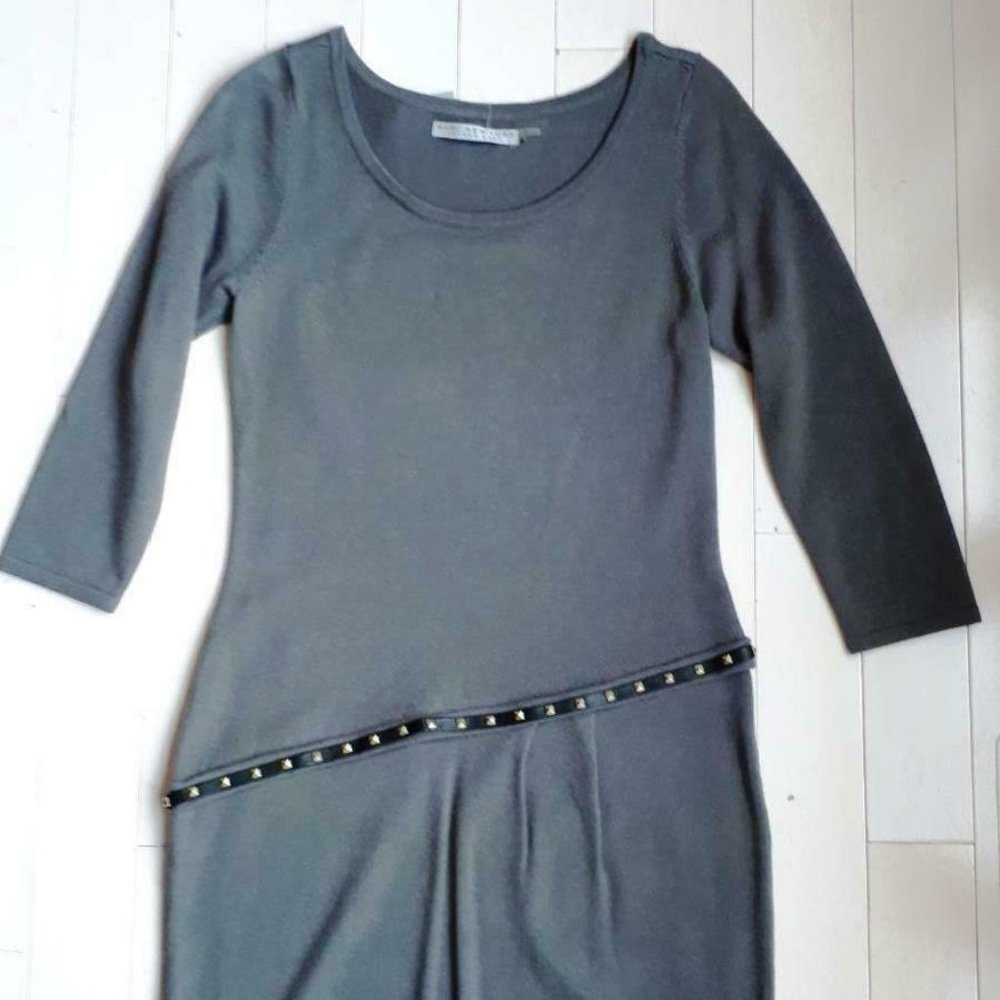 Andrew Marc Studded Knit Dress